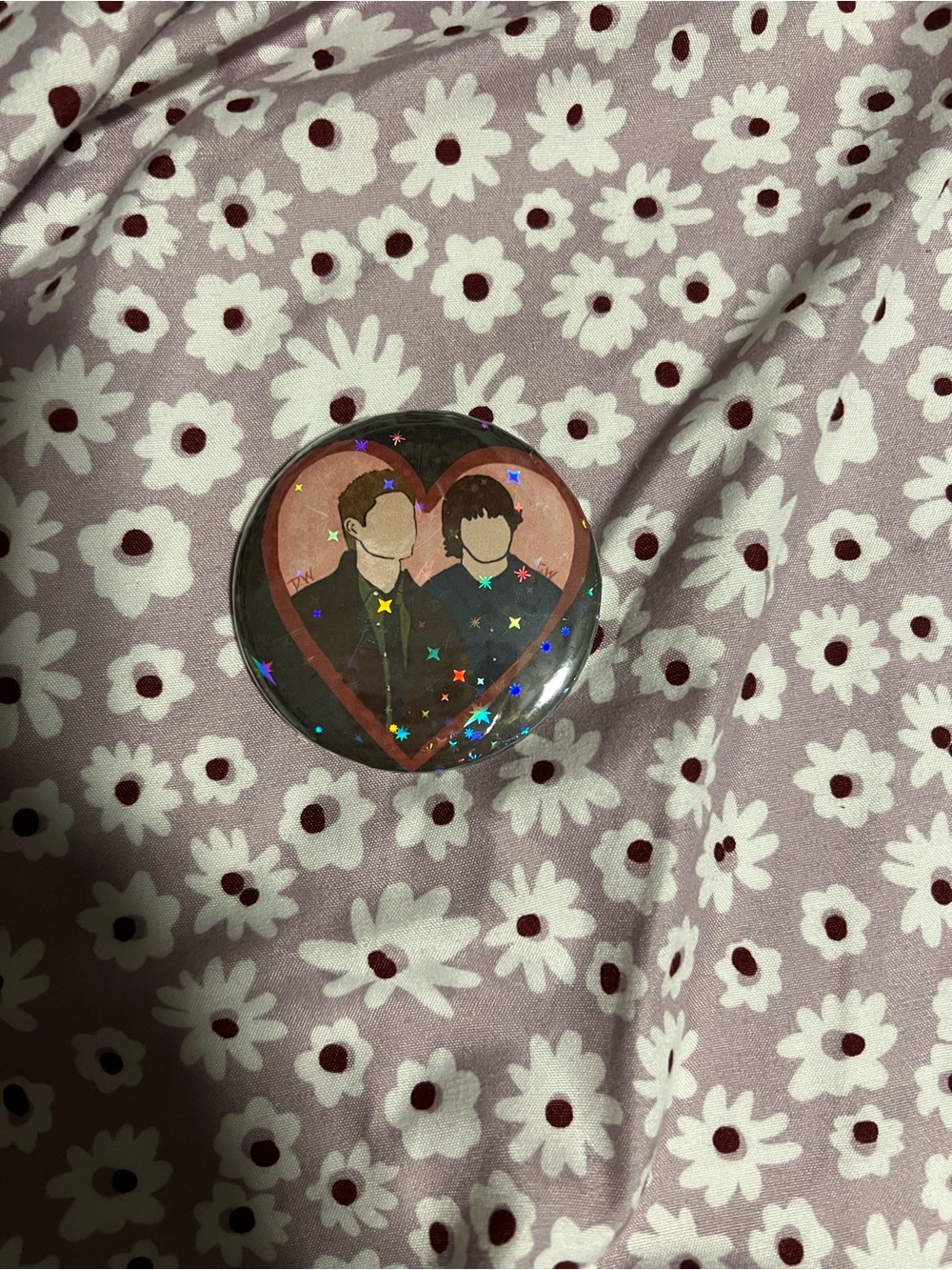 Handmade Supernatural - Sam and Dean Winchester Button